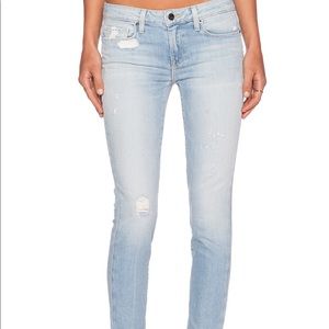 Genetic Denim Daphne Mid Rise Crop in Zephyr
